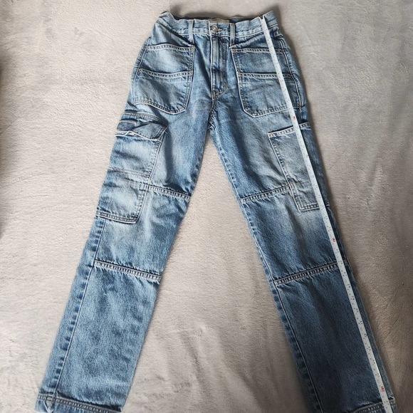 SLVRLAKE Savior High RiseCargo Jeans Size 26 - Picture 9 of 16